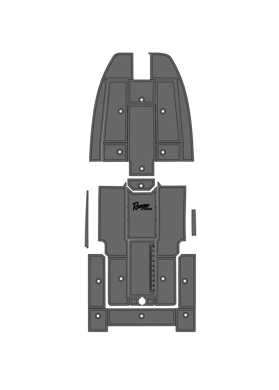 622 FS Pro (2020-2026+) Full Boat Carpet Delete Kit