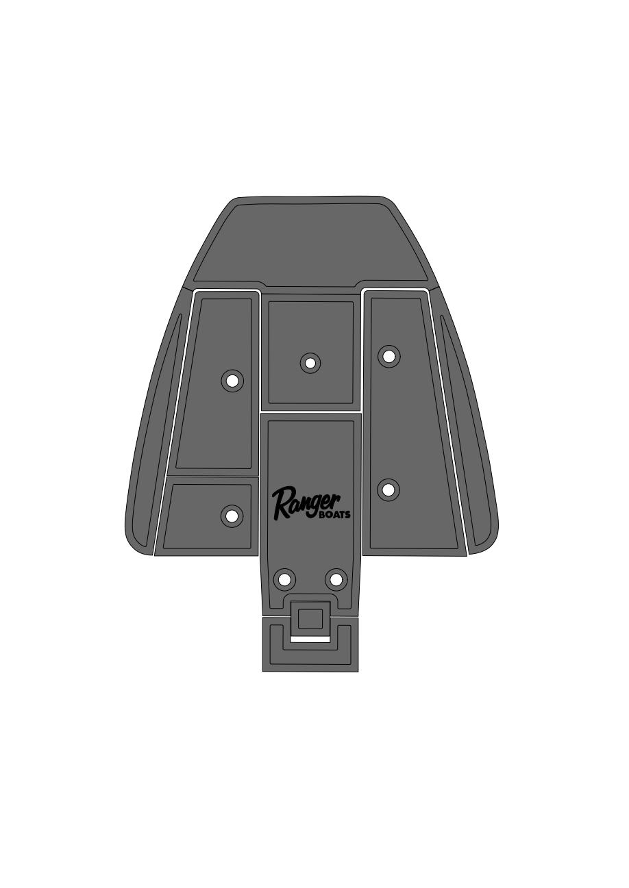 Ranger 620 VS (1999-2001) Front Deck Carpet Delete Kit