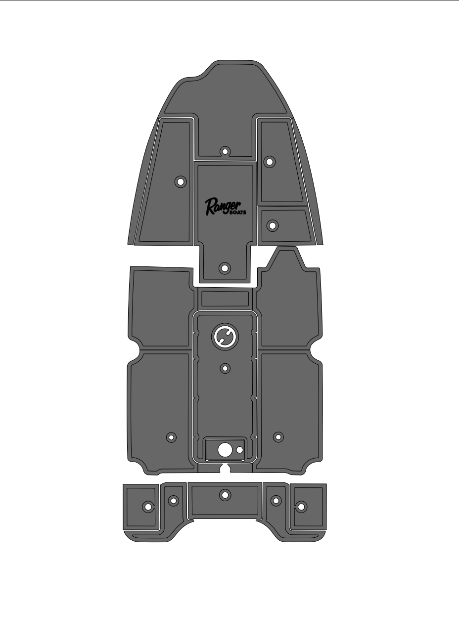 1860 Angler Reata (2007-2010) Full Boat Carpet Delete Kit