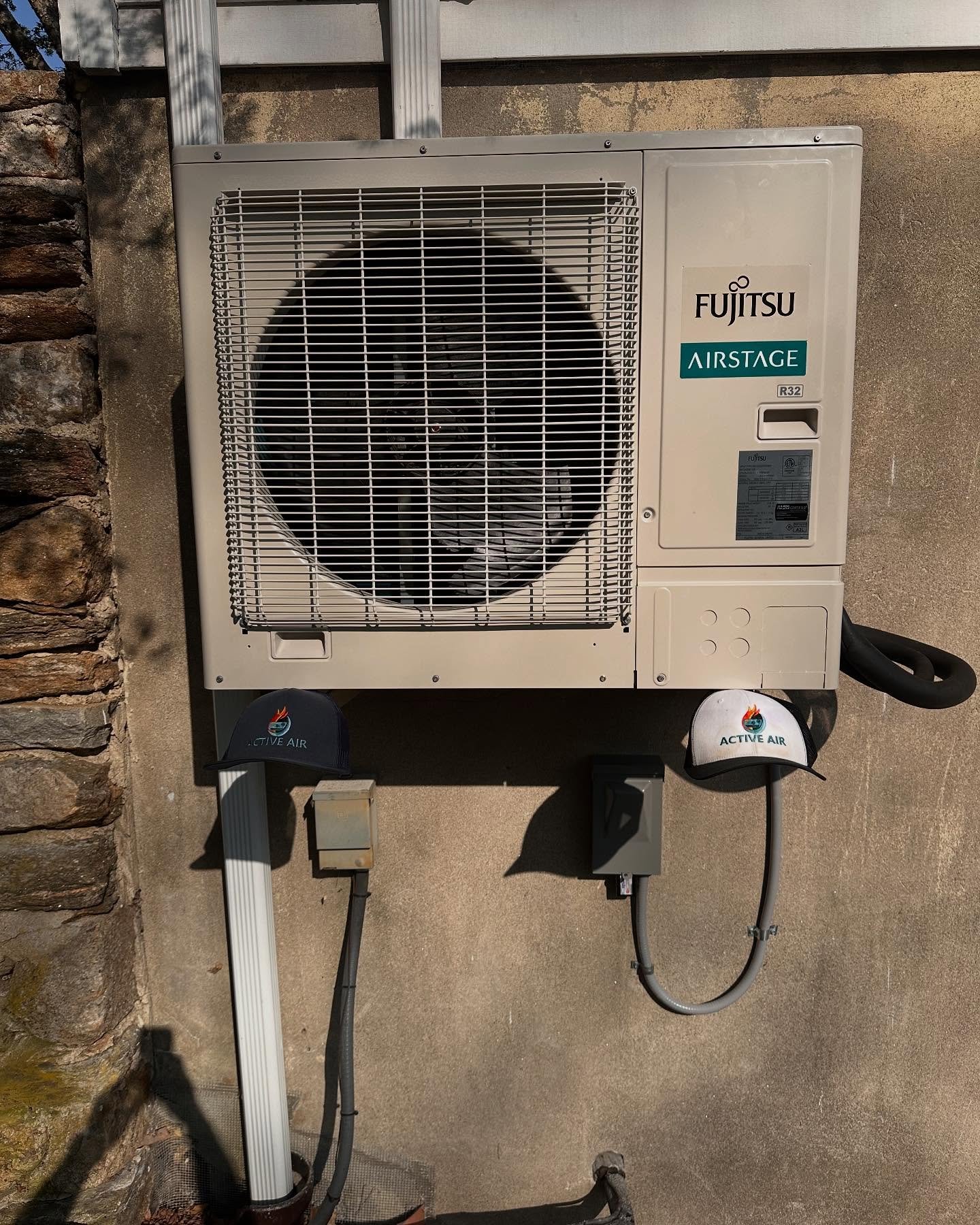 Fujitsu Mini Split Installation 2.5-ton #FairfieldCT #BridgeportCT #HVAC #TrumbullCT #MonroeCT #SheltonCT