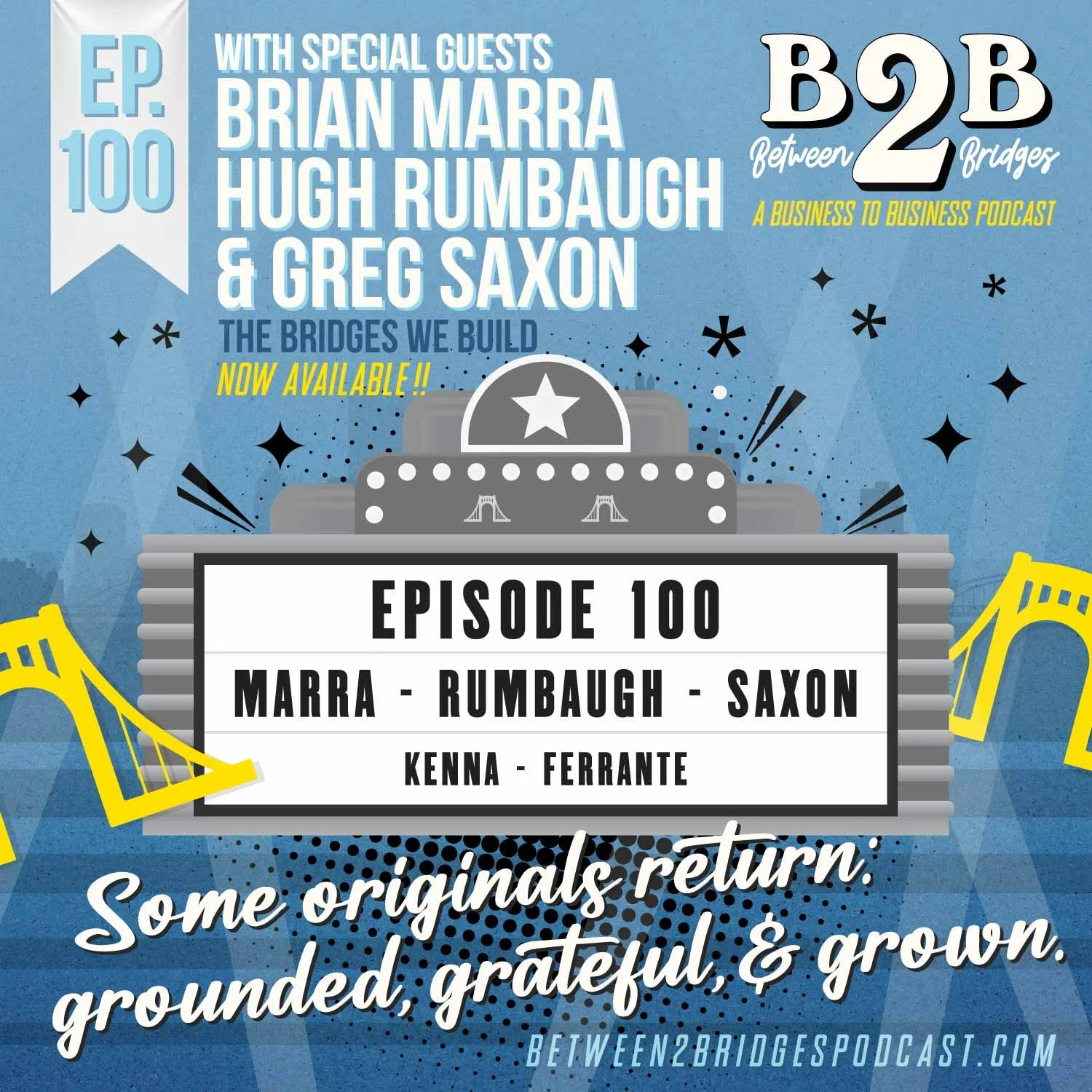 Reaching 100 episodes is more than a number, it&rsquo;s a reflection of every story, struggle, and success shared along the way.In this milestone episode, original guests Brian Marra, Hugh Rumbaugh, and Greg Saxon return to talk about leadership, fam