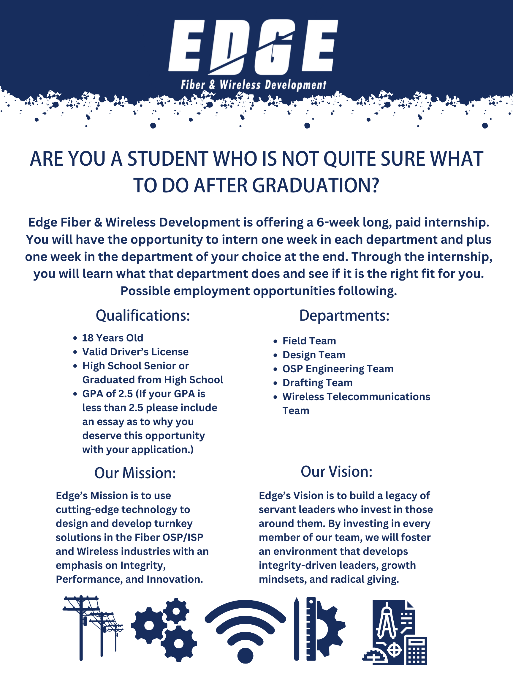 Internship — Edge Fiber & Wireless Development