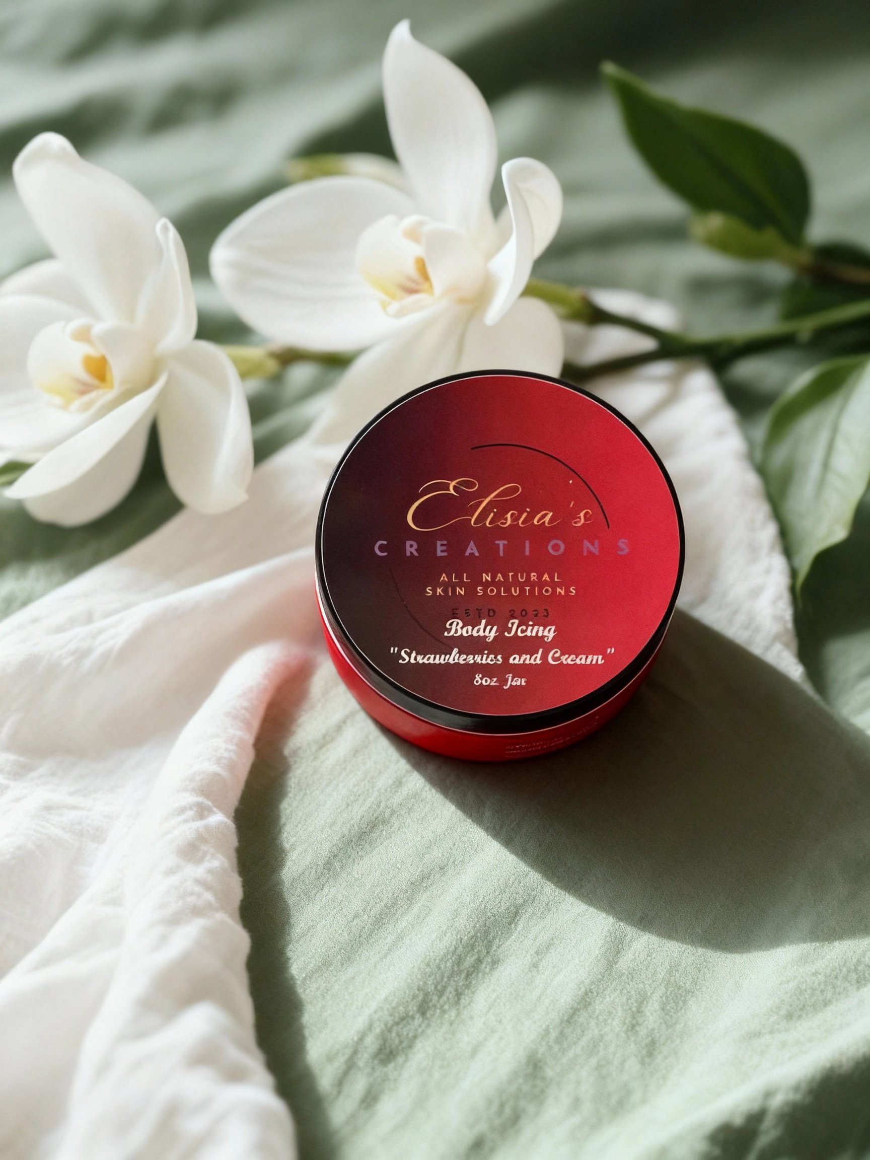 Strawberries N’ Cream Body Icing