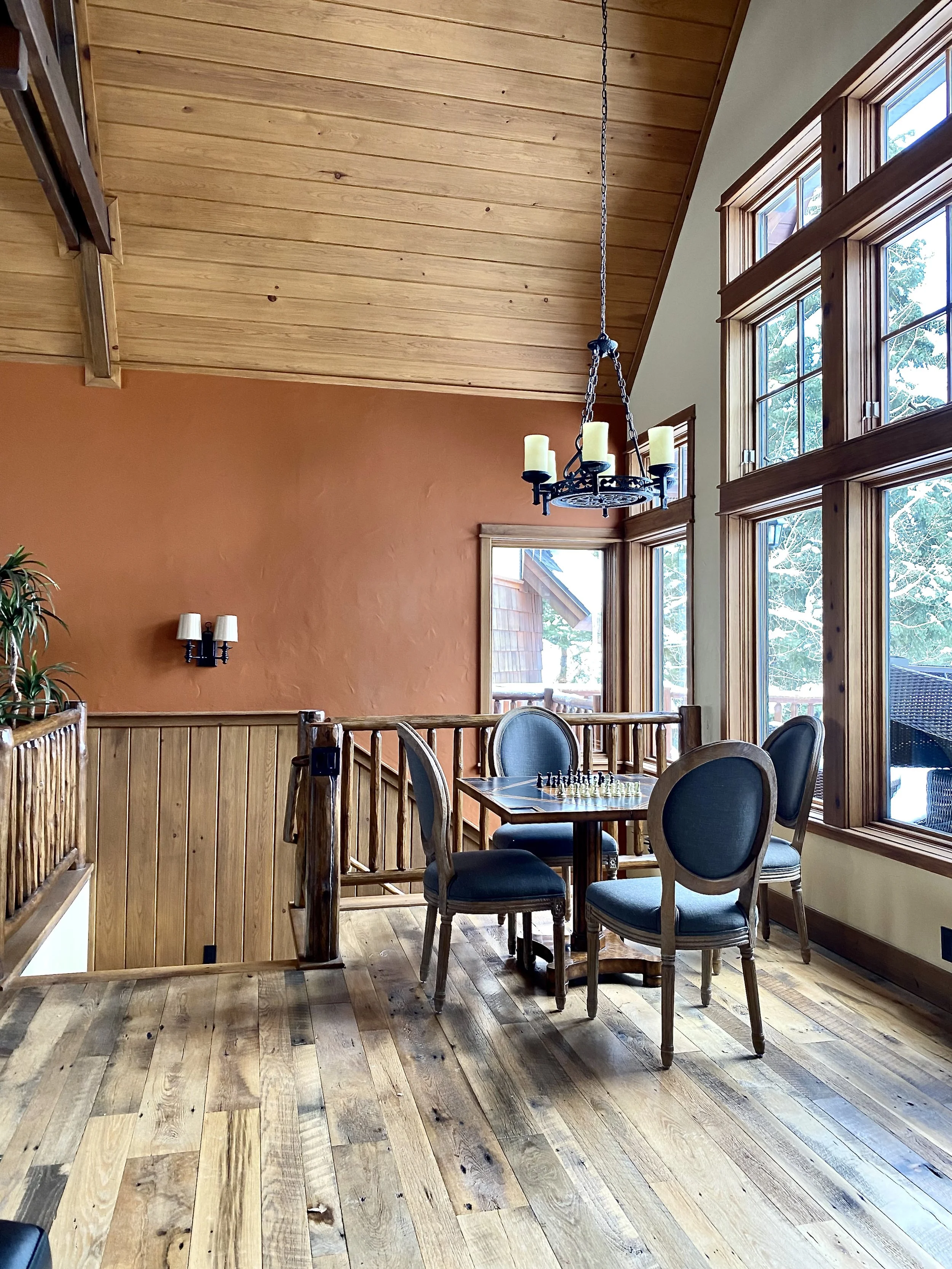 Game table at Gray Wolf Haven