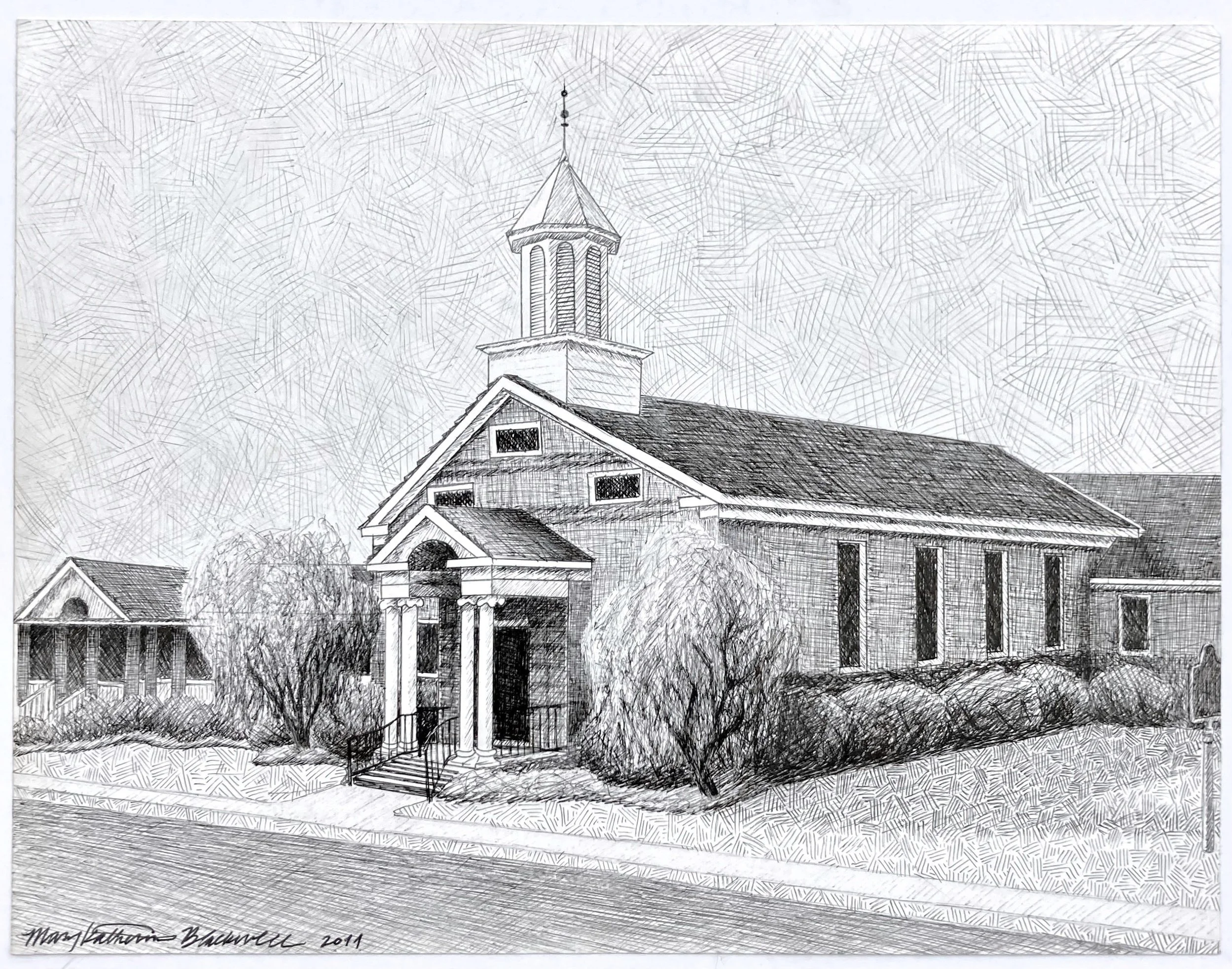 8”x10” Macon Presbyterian Church print