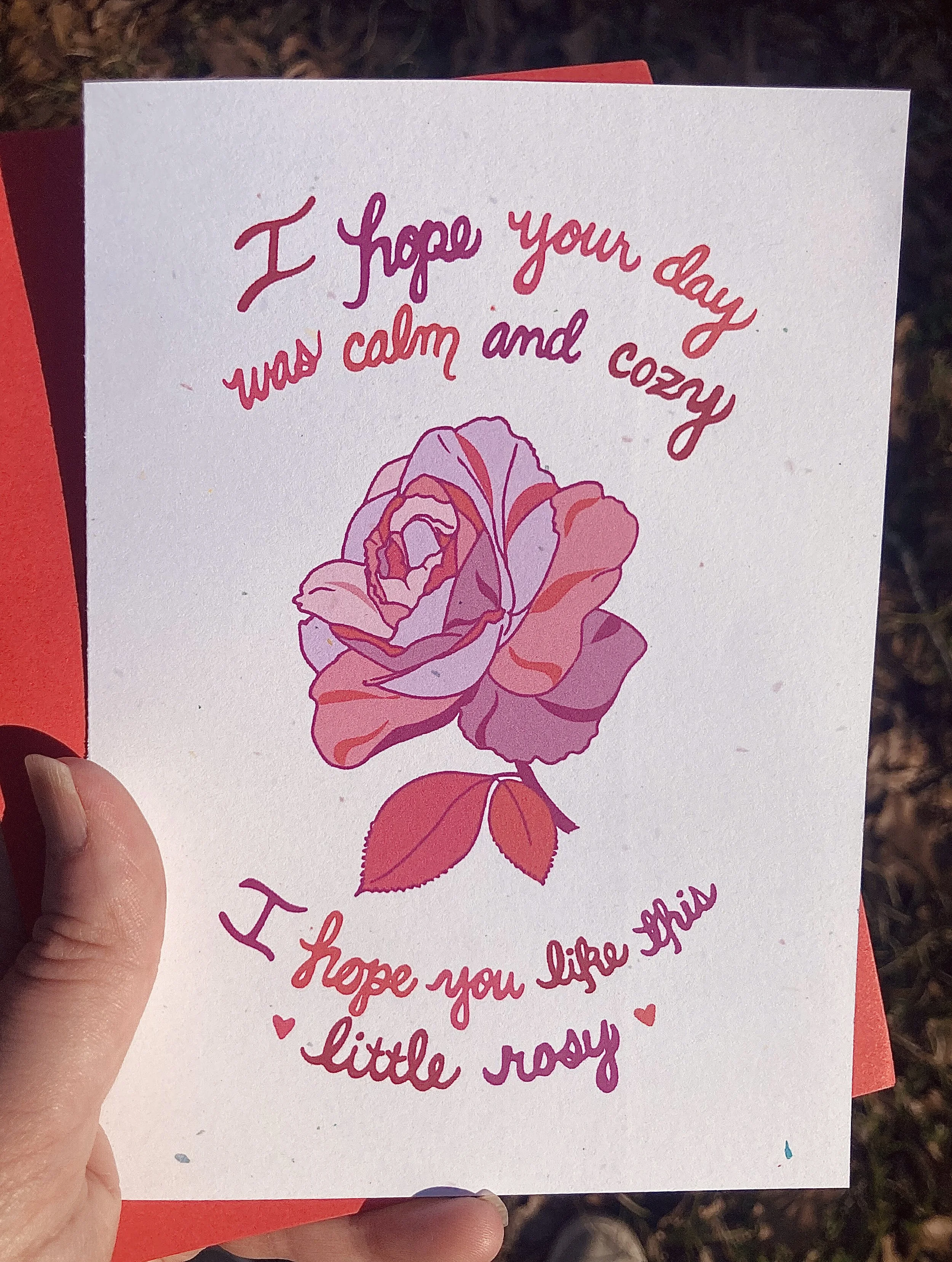 Little Rosy Valentines Day card