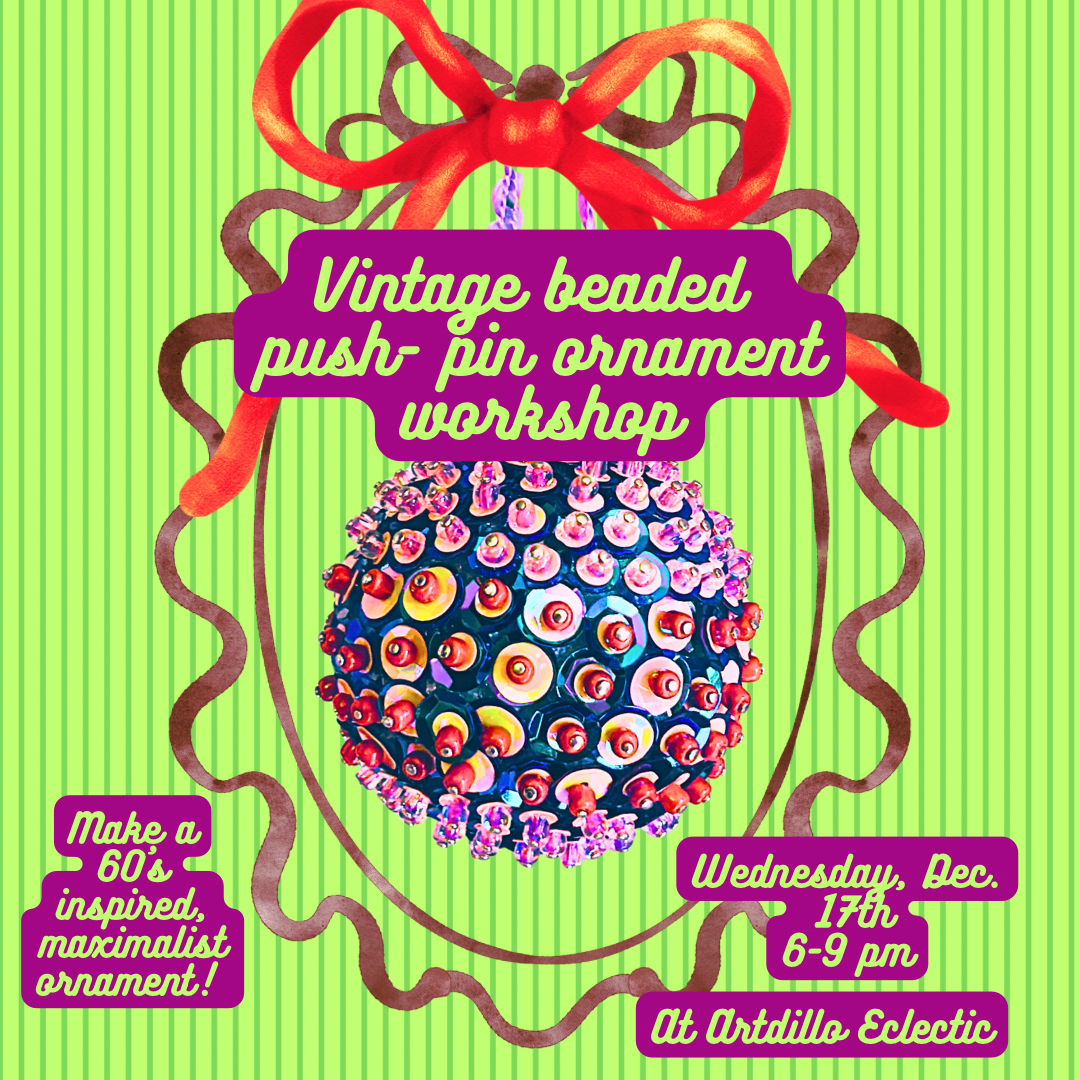 Vintage Beaded Push-Pin Ornament Workshop