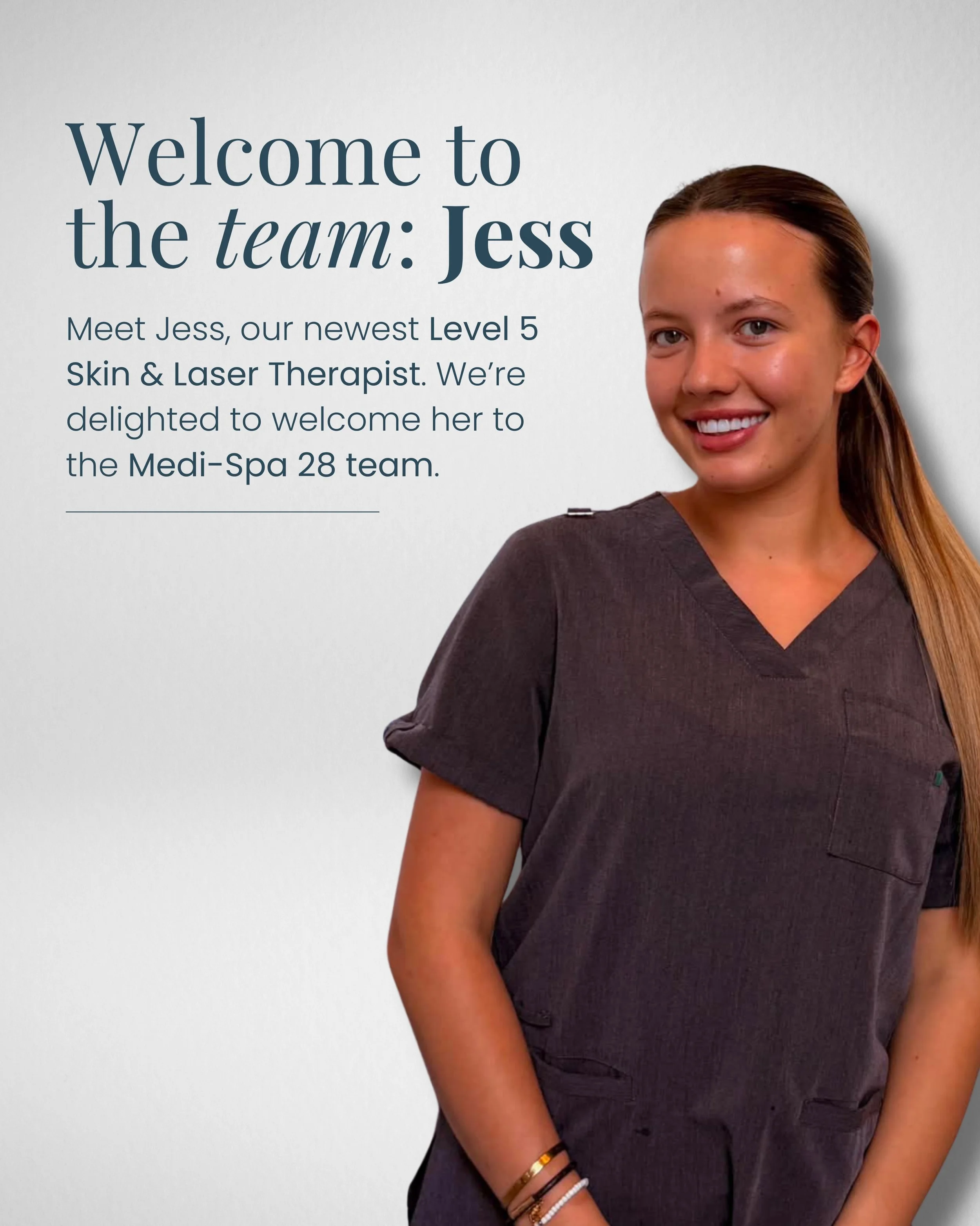 We&rsquo;re delighted to introduce Jess, one of our two newest Skin &amp; Laser Therapists. 💛

Jess is a highly qualified Level 5 Skin &amp; Laser Therapist and will be further advancing her expertise by undertaking her Level 6 qualification at Birm