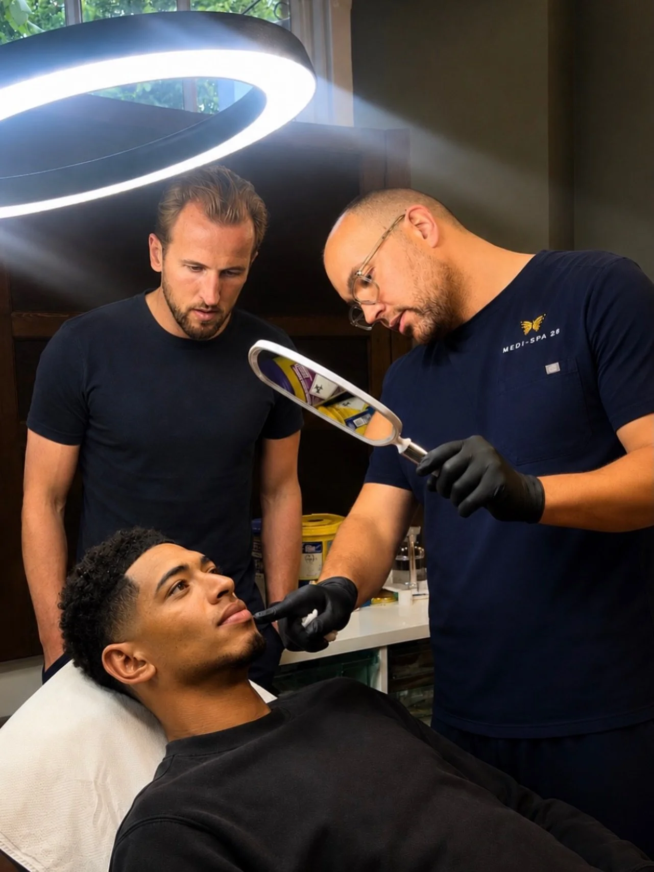 Jude &amp; Harry stopped by Medi-Spa 28 for a few last minute touch ups before tonight&rsquo;s semi-final&hellip; 👀⚽️

Safe to say they&rsquo;re match ready.

We&rsquo;ll be cheering England on this evening 🏴󠁧󠁢󠁥󠁮󠁧󠁿

Some people will say this 