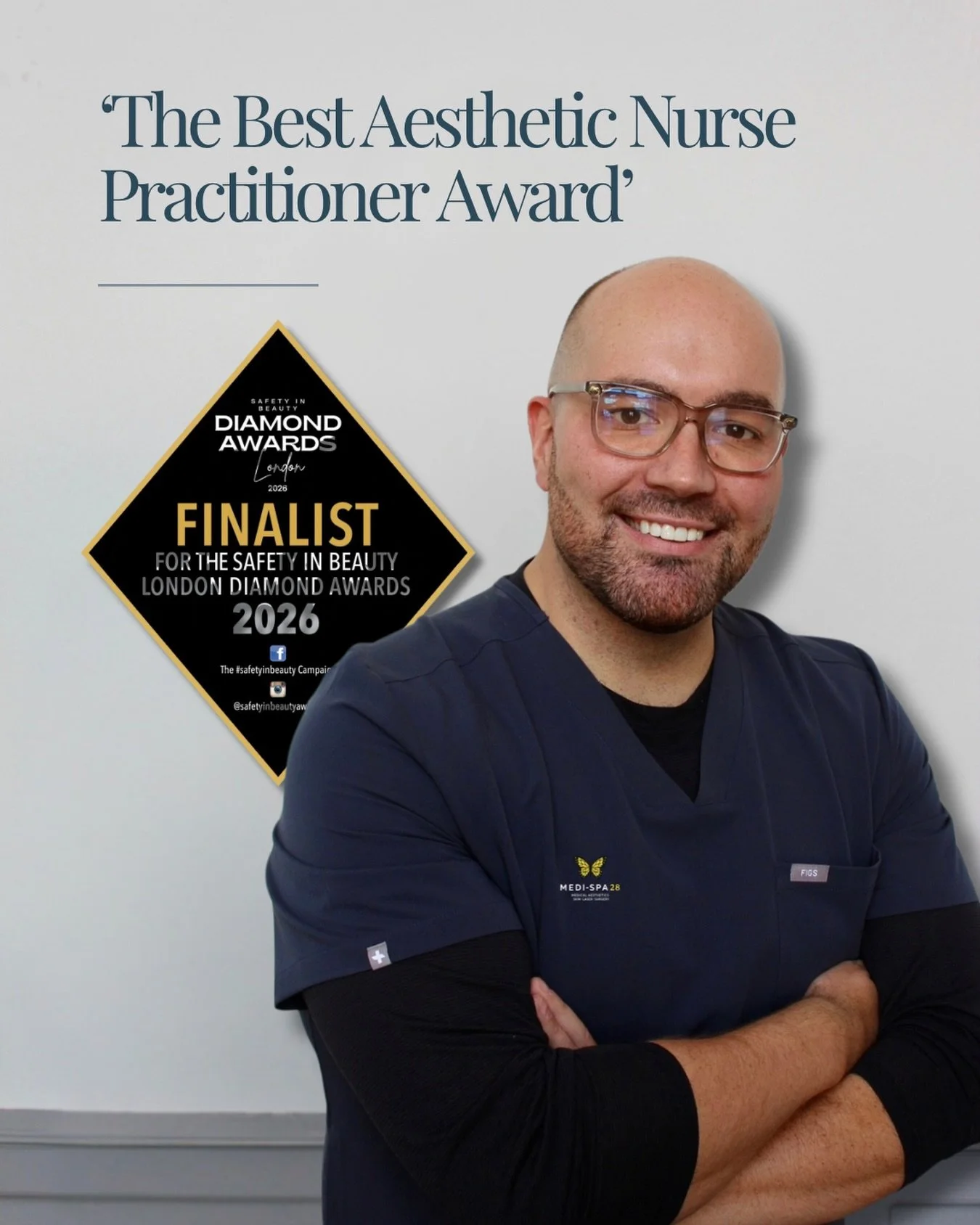 We are incredibly proud to share that Dan has been named a finalist for: 

💎The Best Aesthetics Nurse Practitioner Award at the Safety in Beauty Diamond Awards 2026

The Safety in Beauty Diamond Awards are among the most respected accolades within t