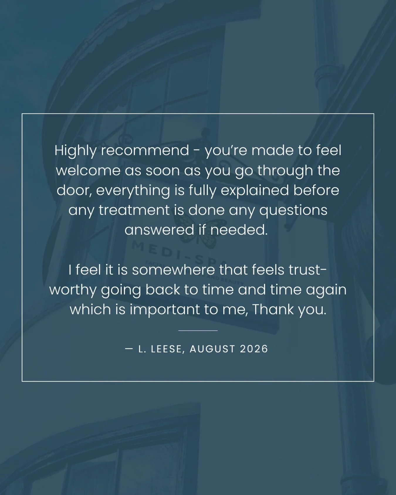 We&rsquo;re always so grateful to receive feedback like this from our patients.

Thank you for trusting the team at Medi-Spa 28 with your treatments - it means so much to us. 🤍