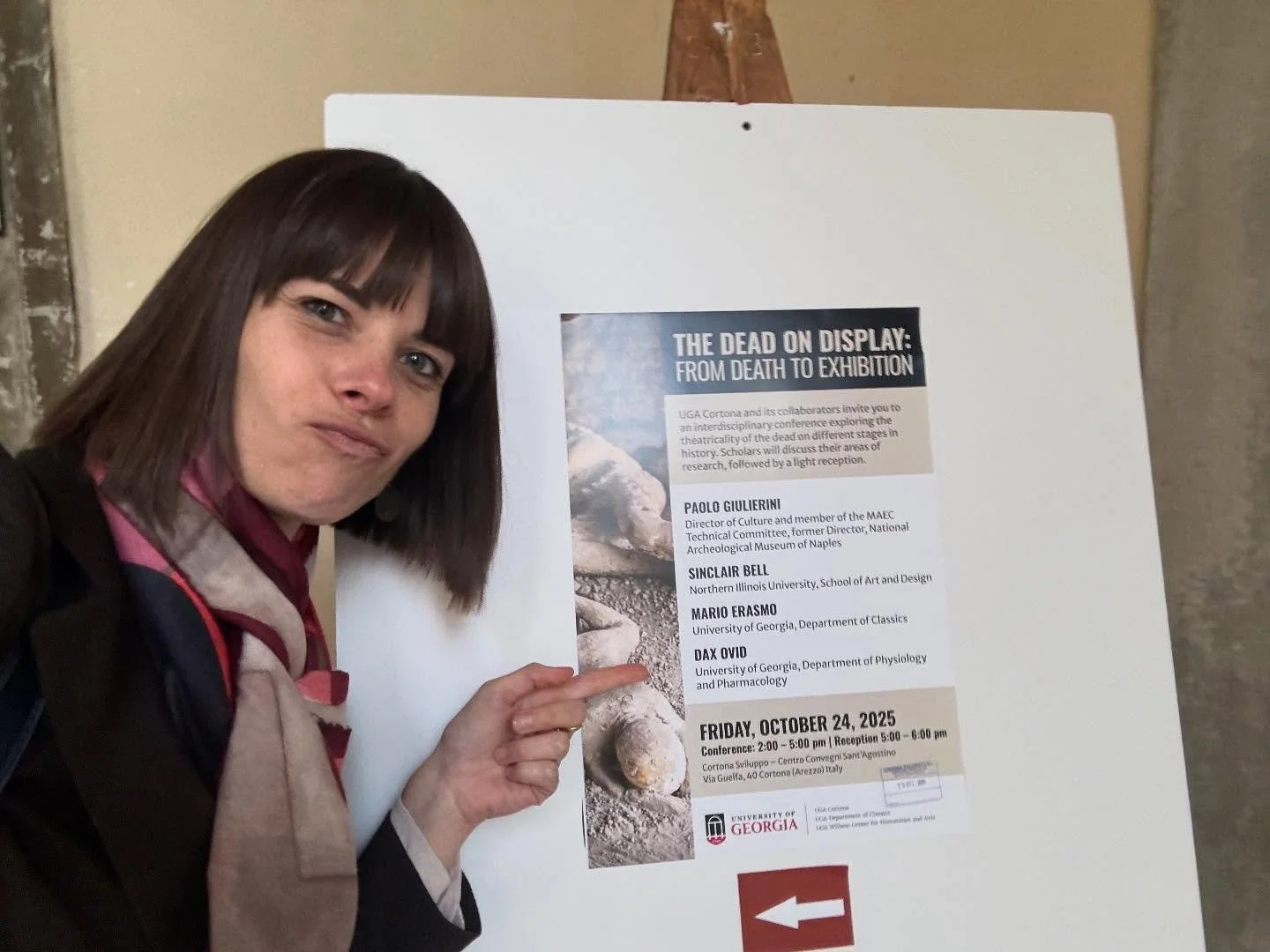 Thank you @ugacortona for inviting me to speak as a part of the &ldquo;Dead on Display&rdquo; conference! A special shoutout to @anatomia_italiana for the deep dive, under the skin of art and anatomy 🫀