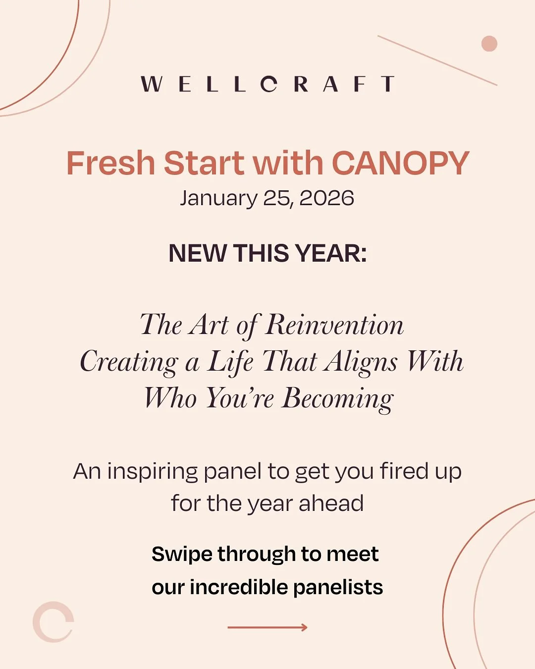 Fresh Start has always been about more than movement. It&rsquo;s about pausing long enough to listen, reflect, and choose what comes next with intention.

This year, we&rsquo;re so excited to introduce a new offering: a panel conversation on The Art 