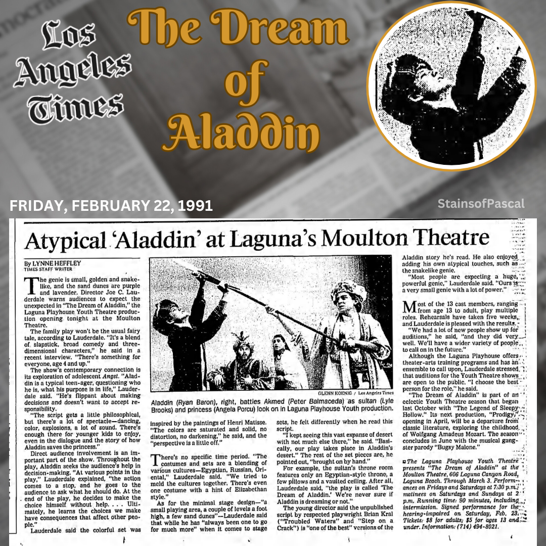 The Dream of Aladdin