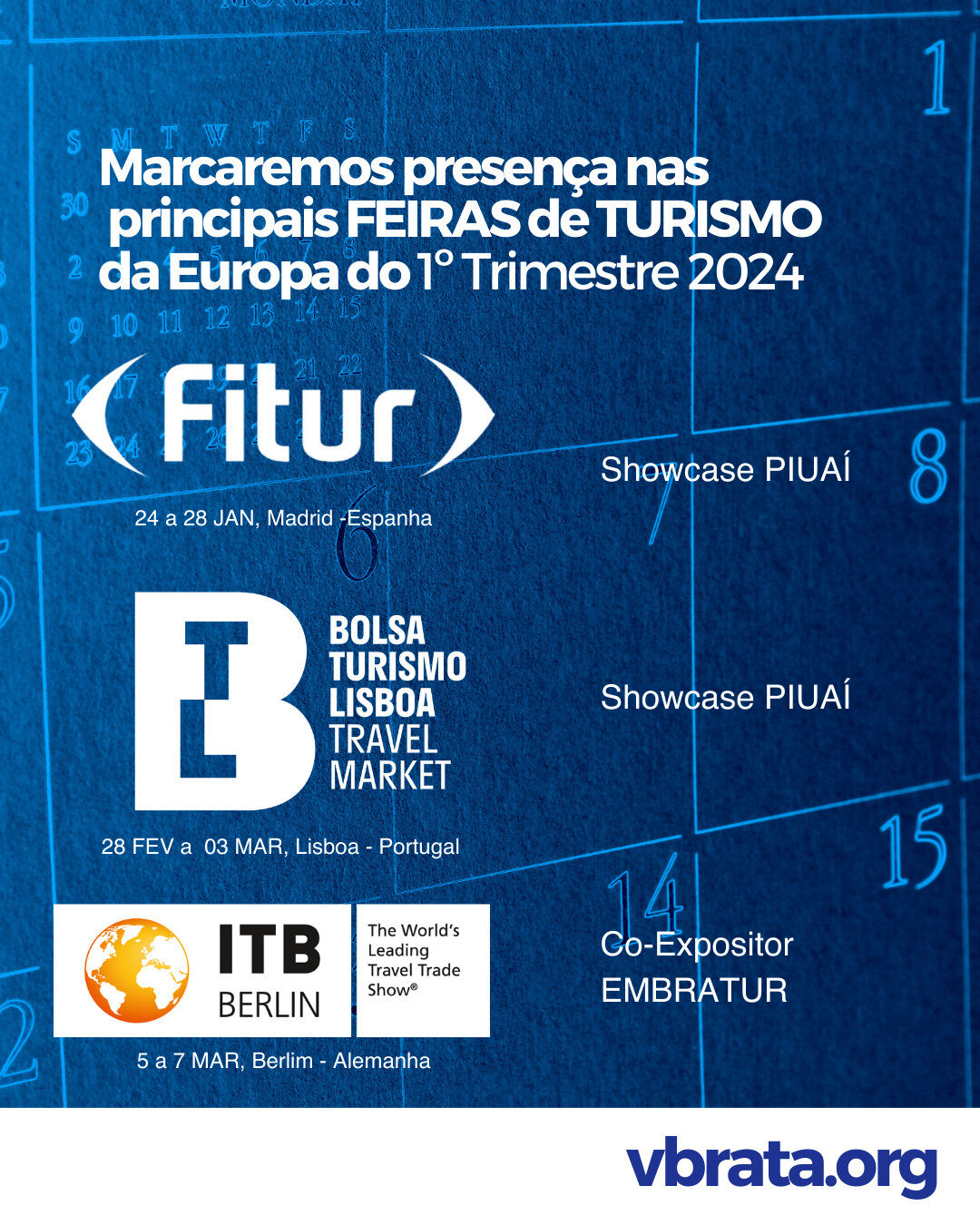 We're thrilled to announce that we're hitting the road to connect with the travel industry leaders at some of the world's most prestigious travel industry events.

The first stop is FITUR Madrid, then BLT Lisbon, where we'll be showcasing the vibrant