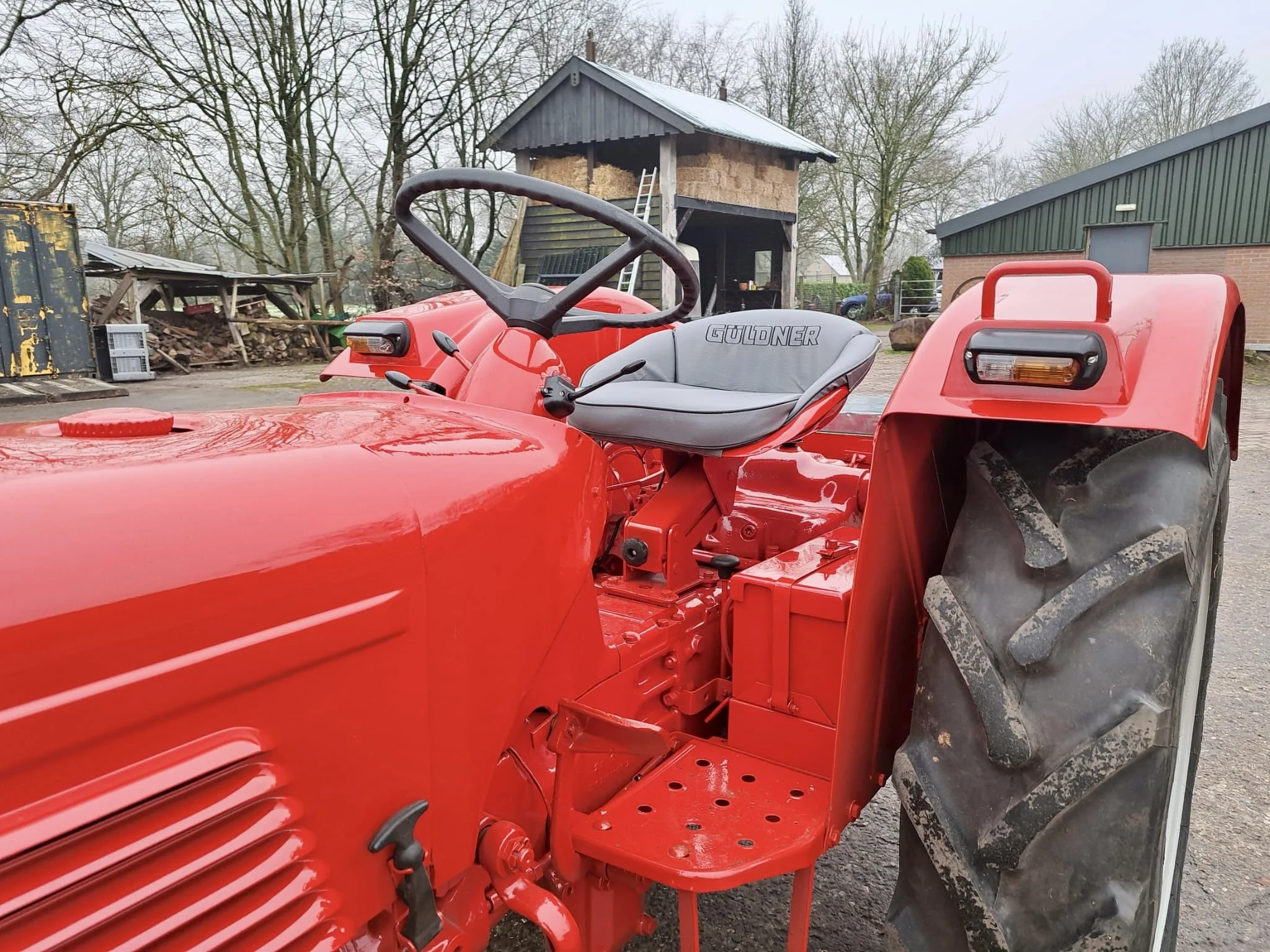 Guldner G30S tractor close-up gespoten