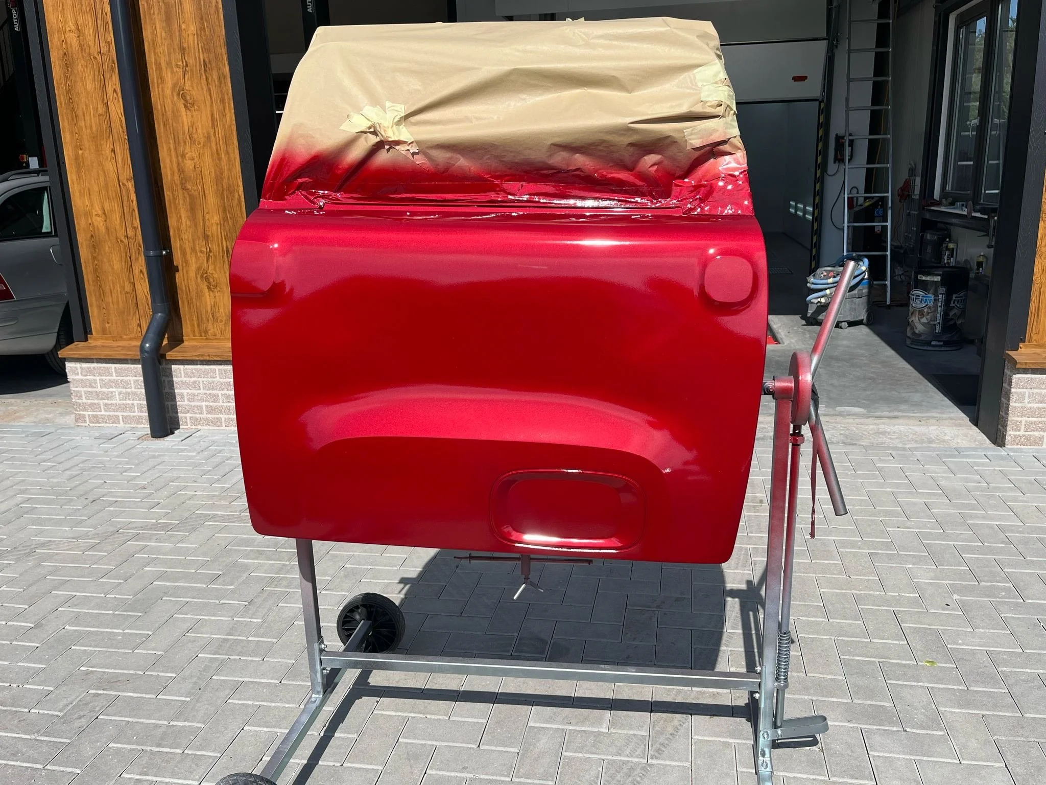 Micro auto voor en na spuiten Garage Van Beek