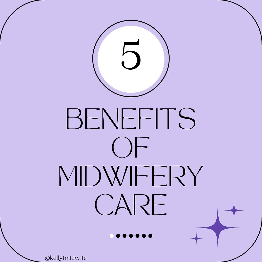 ✨5 BENEFITS OF MIDWIFERY CARE✨

There are many reasons to choose a midwife for your care, but here are a few big ones! 

1) Longer prenatal visits- think 60 minutes instead of 15! We discuss much more than just your blood pressure and belly measureme
