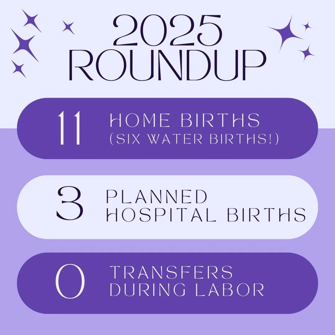 I&rsquo;m thankful to have just completed my last birth of the year, and am now entering a short period of rest and family time! Thank you so much to all of the families who invited me into their homes &amp; their births this year 💜 

Funny enough, 