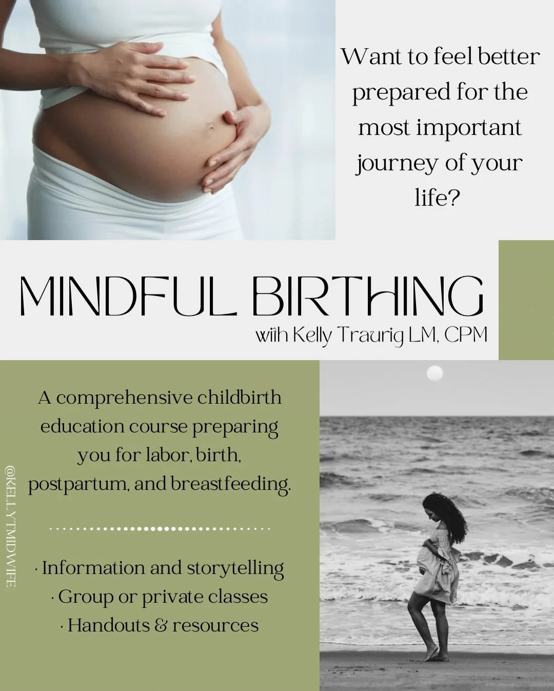 ✨Mindful Birthing✨ Childbirth Education Classes Now Available! 

Learn about the birthing journey from the start of early labor, through active labor and pushing, and including postpartum healing and breastfeeding. We&rsquo;ll discuss the purpose beh