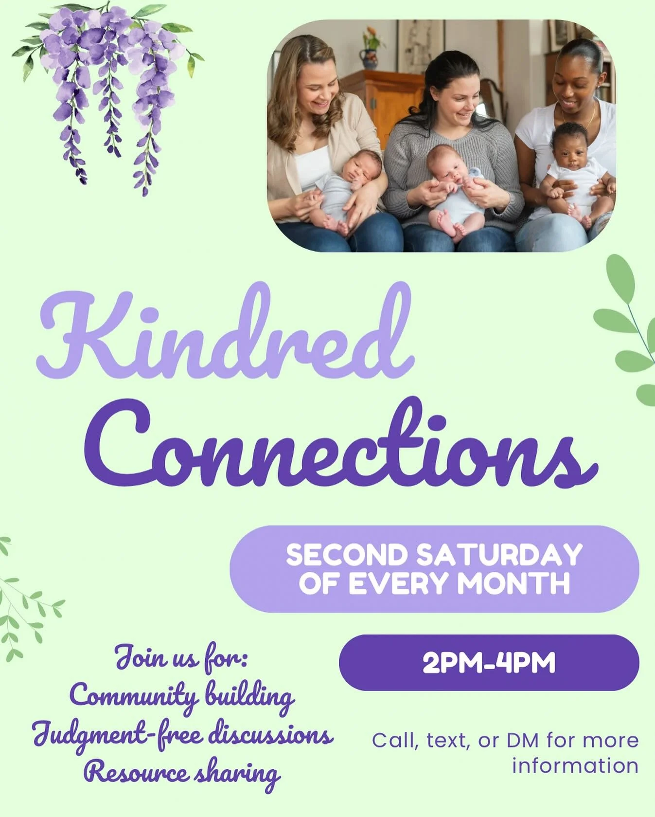 I am so excited to announce something that&rsquo;s been on my heart and slowly coming together for quite a while now 💜 Please join me in creating a welcoming space for mamas of all lifestyles &amp; backgrounds to come together in community! If you v