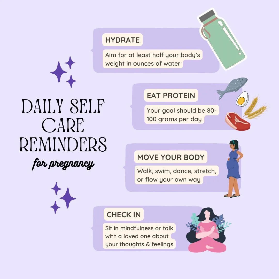 Reposting an oldie but a goodie! 

I think I give this same advice at almost every prenatal visit- most people could use more attention in at least one of these areas! If you&rsquo;re looking for ways to support a healthier pregnancy, start with thes