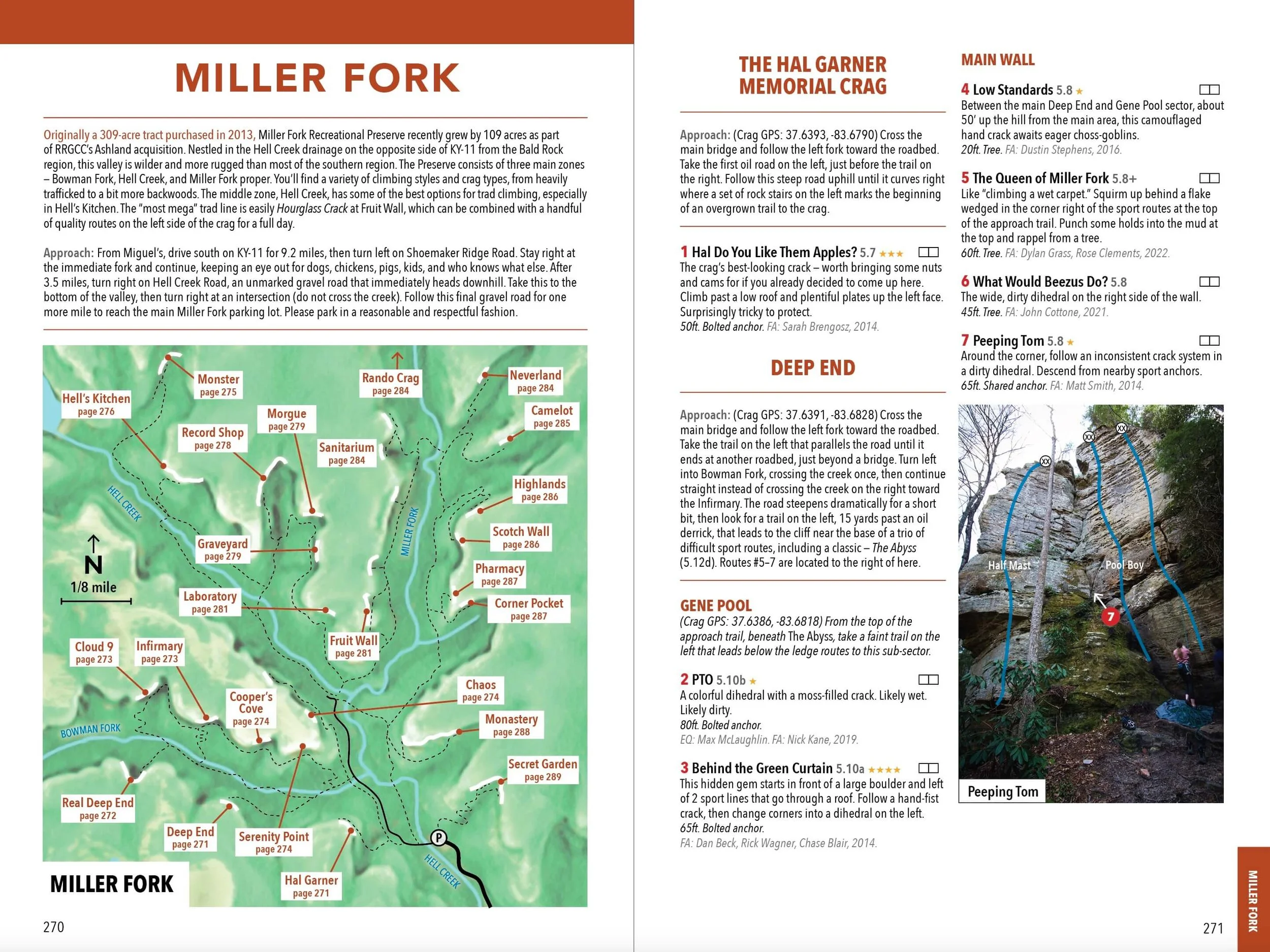Image shows page 270-271 with map and beta photo.