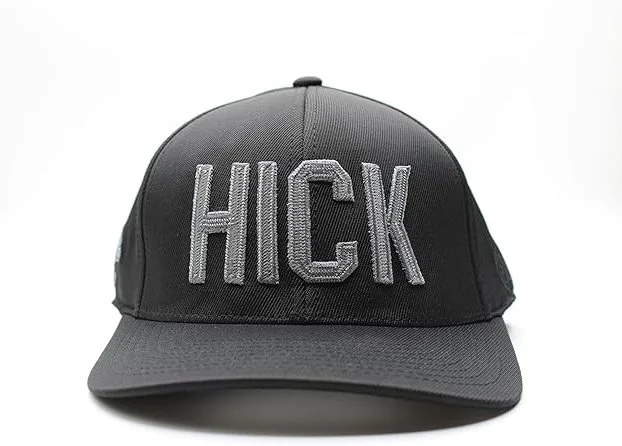 Hick Baseball Cap, Black Tech Fabric