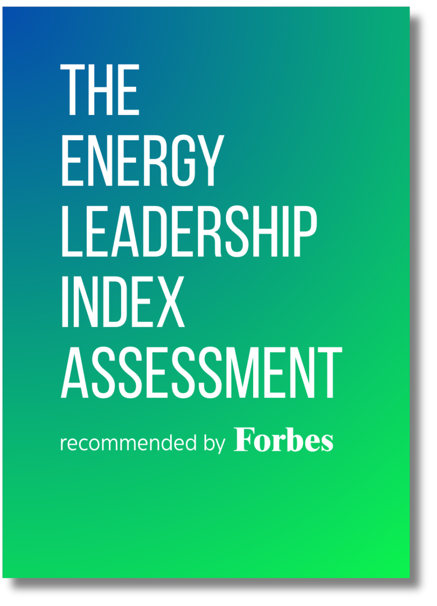 Cover of the Energy Leadership Index Assessment recommended by Forbes
