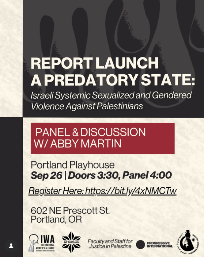 Report Launch - A Predatory State