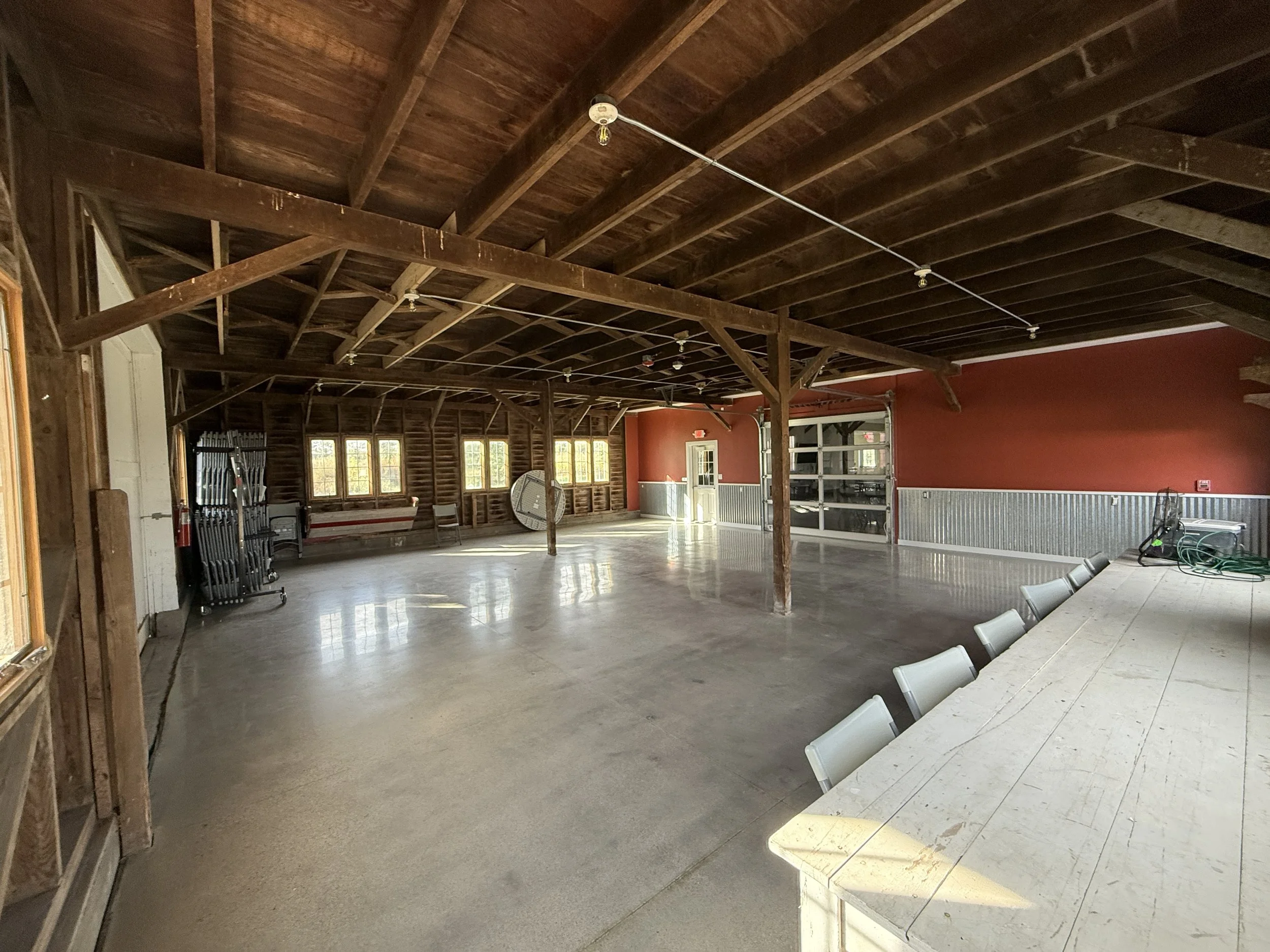 The Workshop South Rental Space at Prairie Loft is a rustic barn setting.