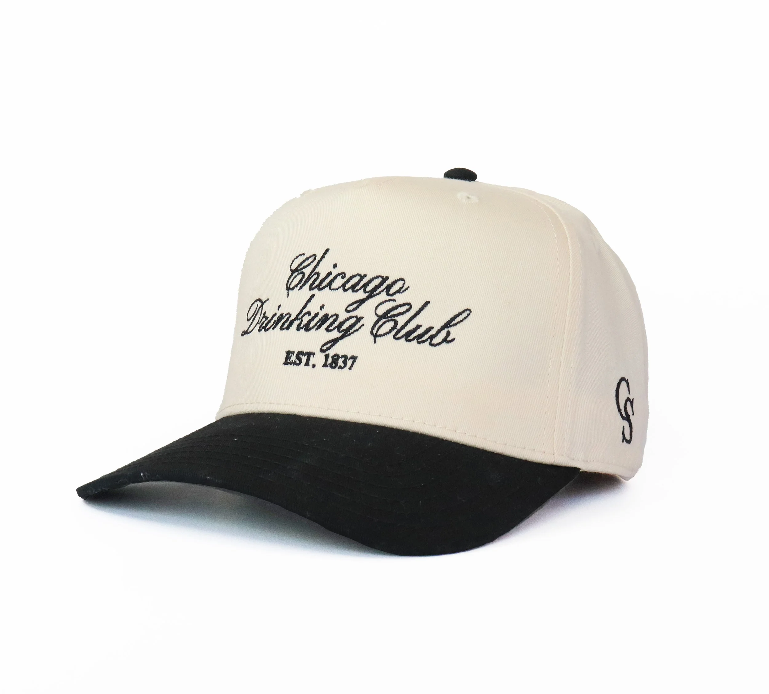 Chicago Drinking Club Trucker - Black