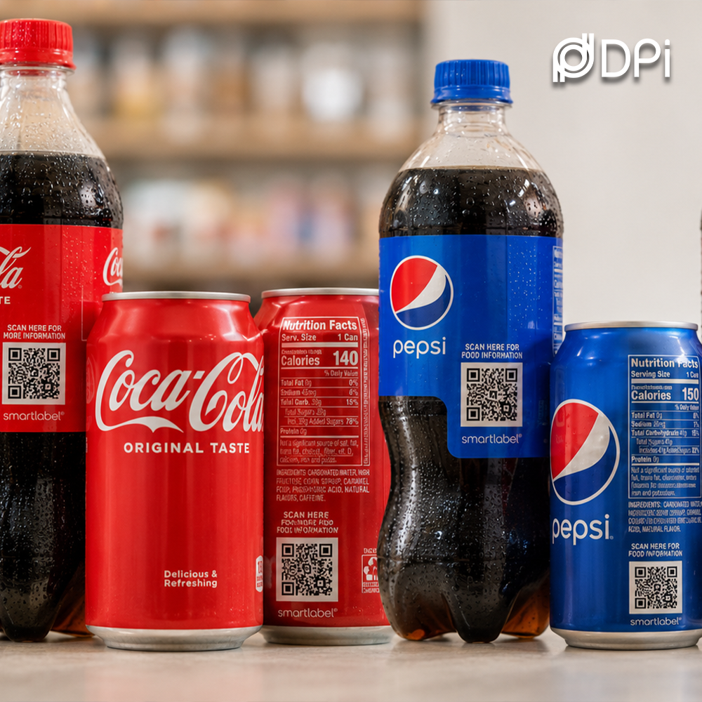 Coca-Cola, PepsiCo and Keurig Dr Pepper Put Ingredient Transparency Behind QR Codes