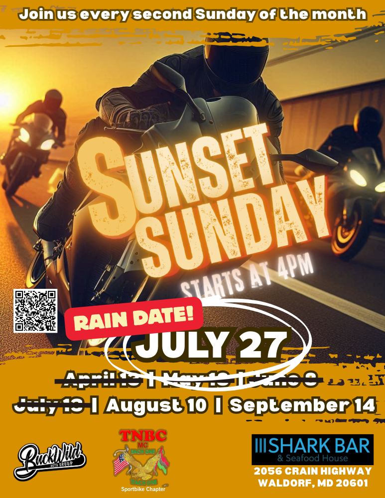 Shark Live presents...Sunset Sunday w/BuckWild Moto Group