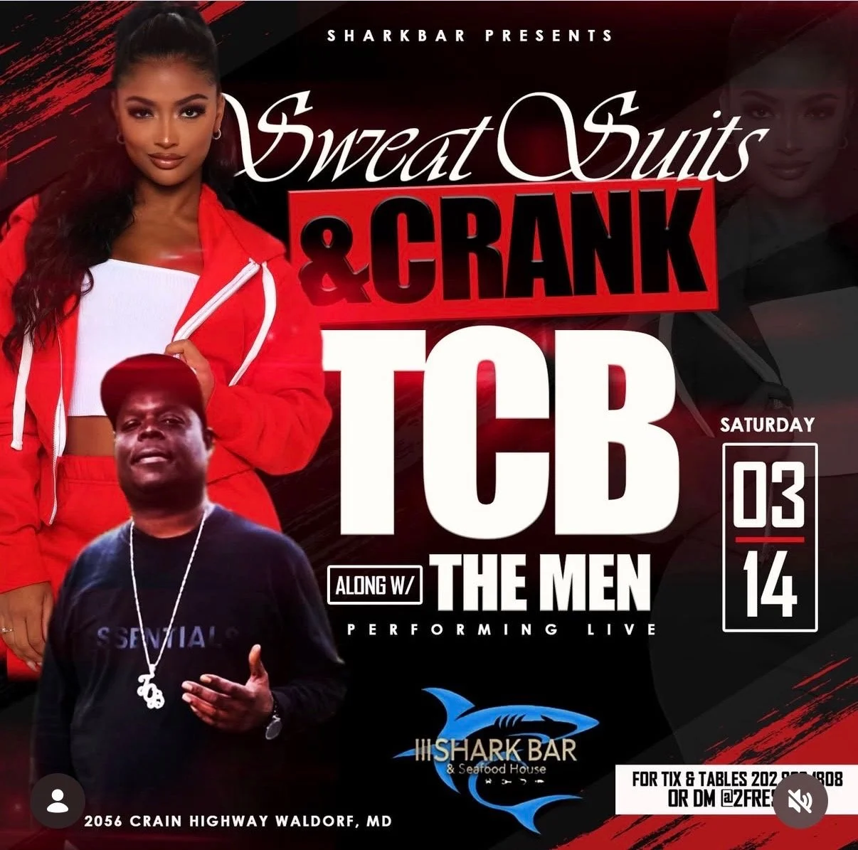 SWEATSUITS & CRANK W/TCB AND THE MEN
