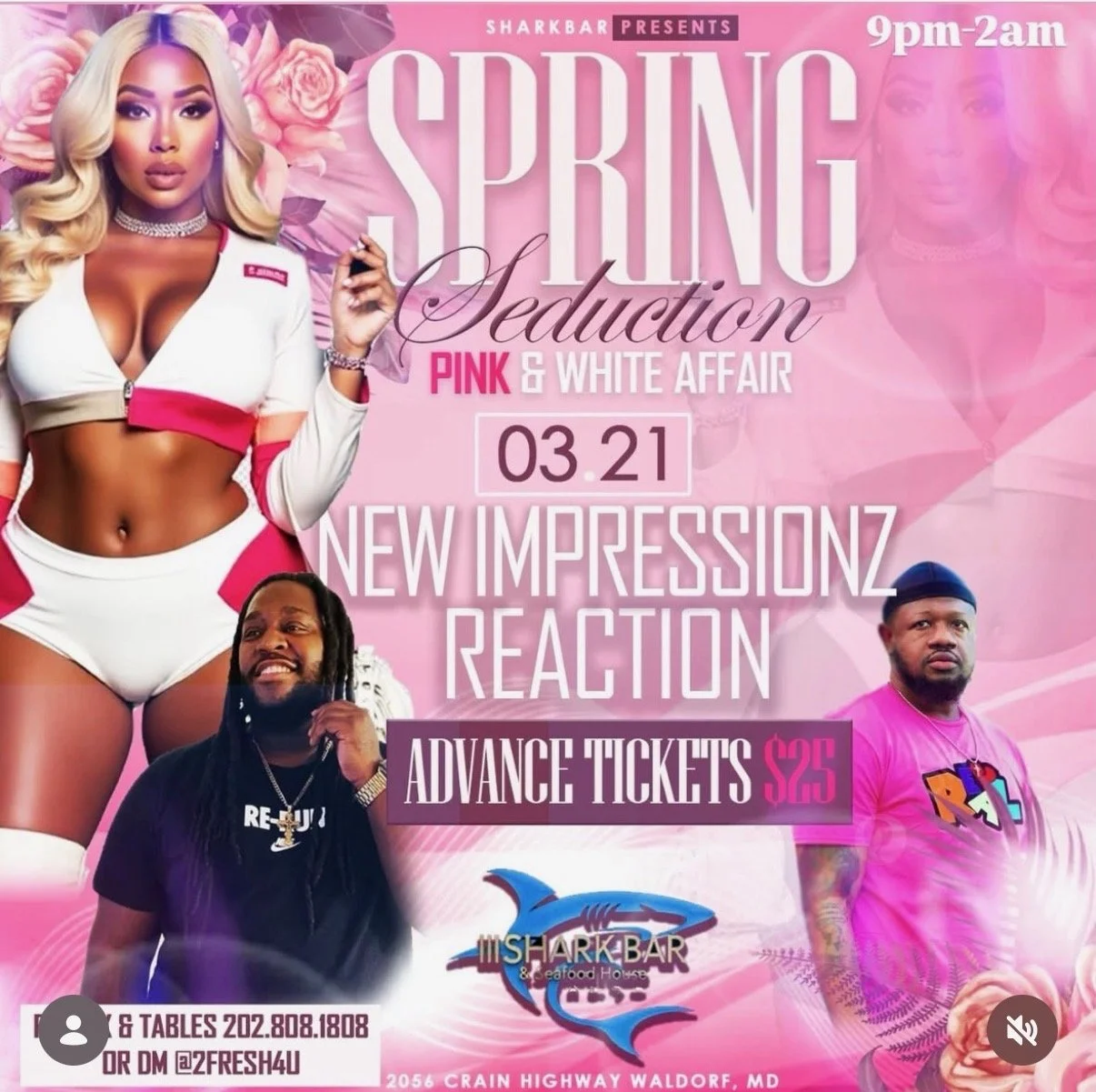 SPRING SEDUCTION - A PINK & WHITE AFFAIR W/NEW IMPRESSIONZ/REACTION