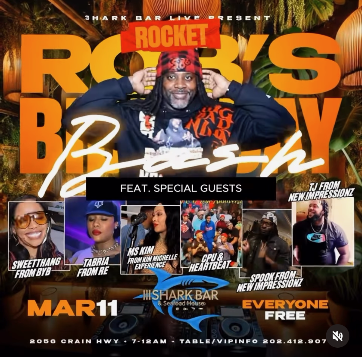 ROCKET ROB'S BIRTHDAY BASH W/SPECIAL GUESTS
