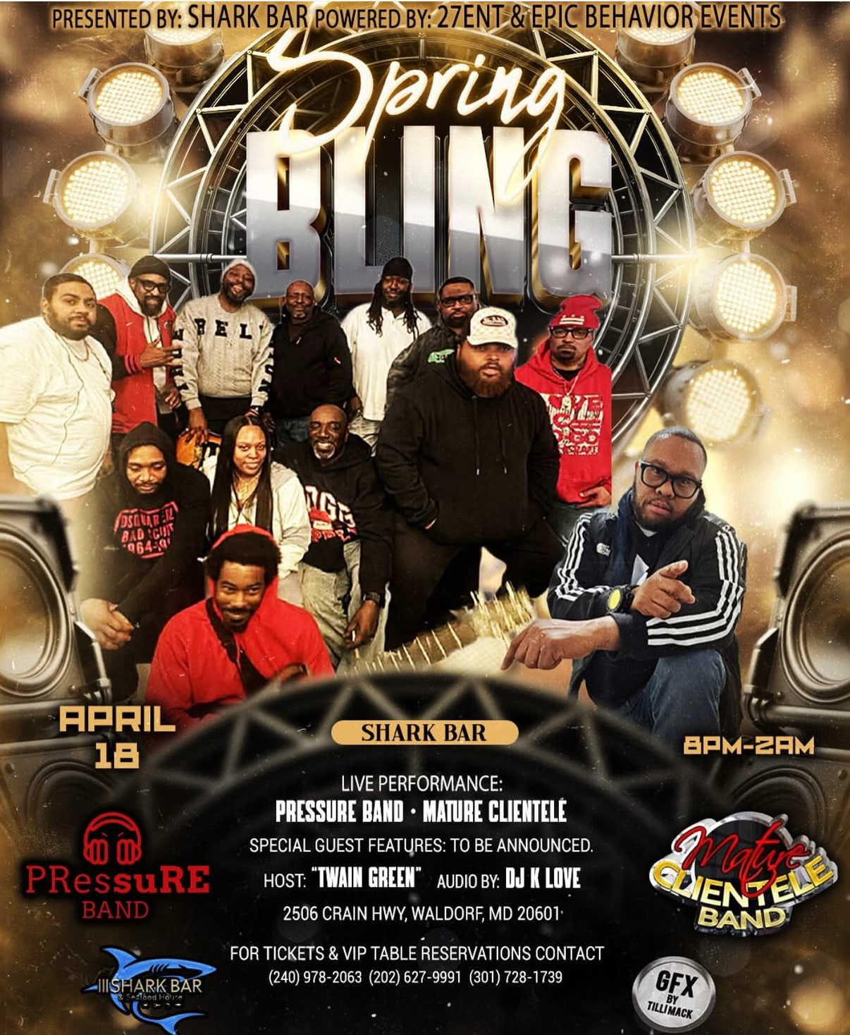 SPRING BLING W/PRESSURE BAND AND MATURE CLIENTELE