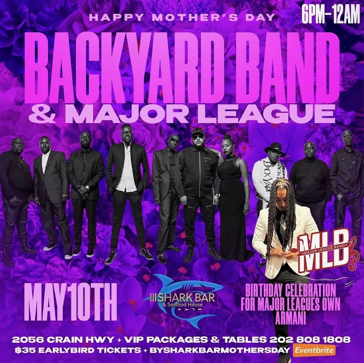 HAPPY MOTHER'S DAY W/BACKYARD BAND &amp; MAJOR LEAGUE BAND