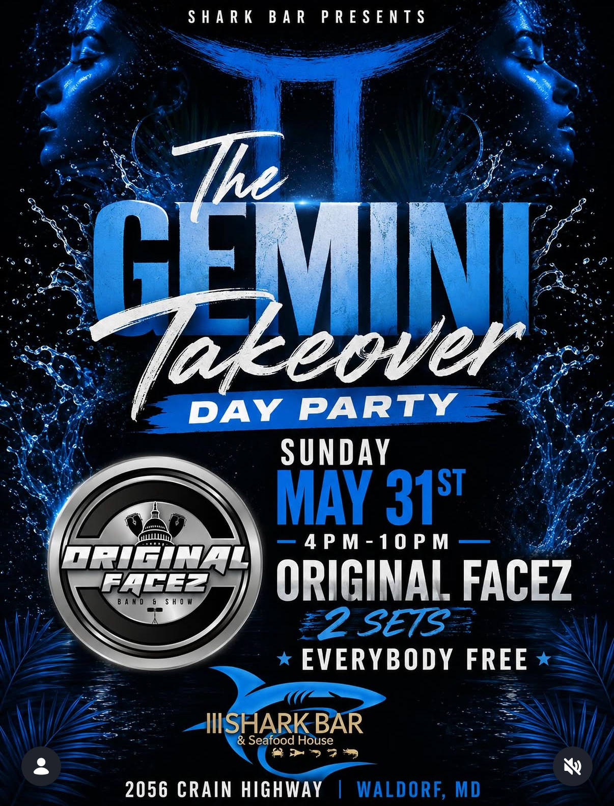 THE GEMINI TAKEOVER DAY PARTY W/ORIGINAL FACEZ