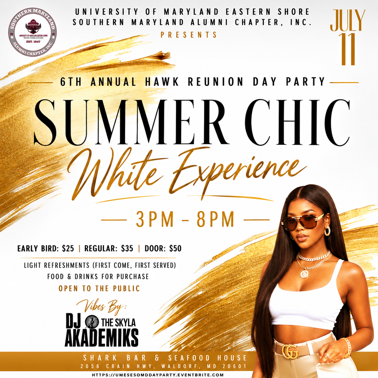 6TH ANNUAL HAWK REUNION DAY PARTY-SUMMER CHIC WHITE EXPERIENCE
