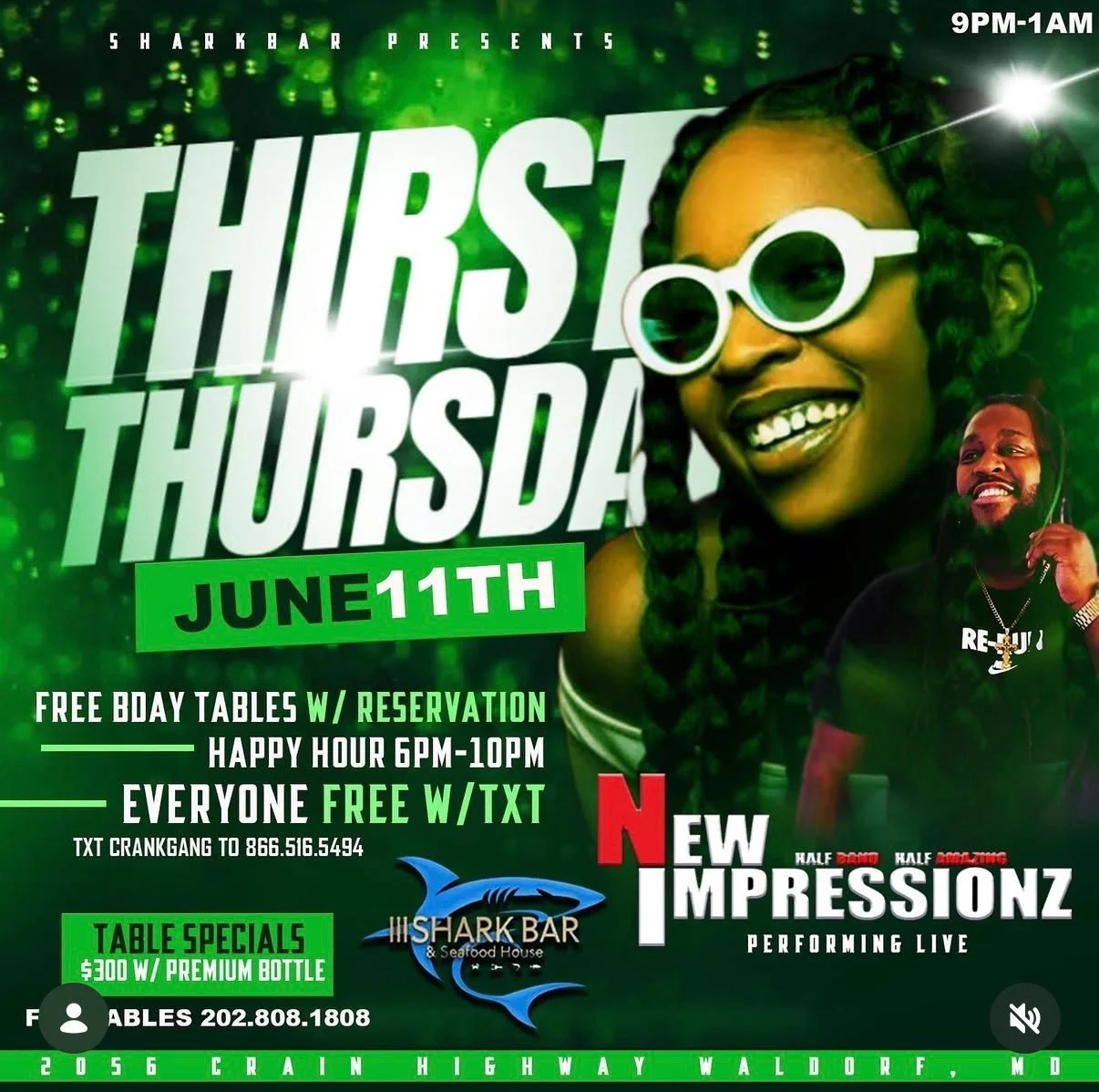 THIRSTY THURSDAY WITH NEW IMPRESSIONZ