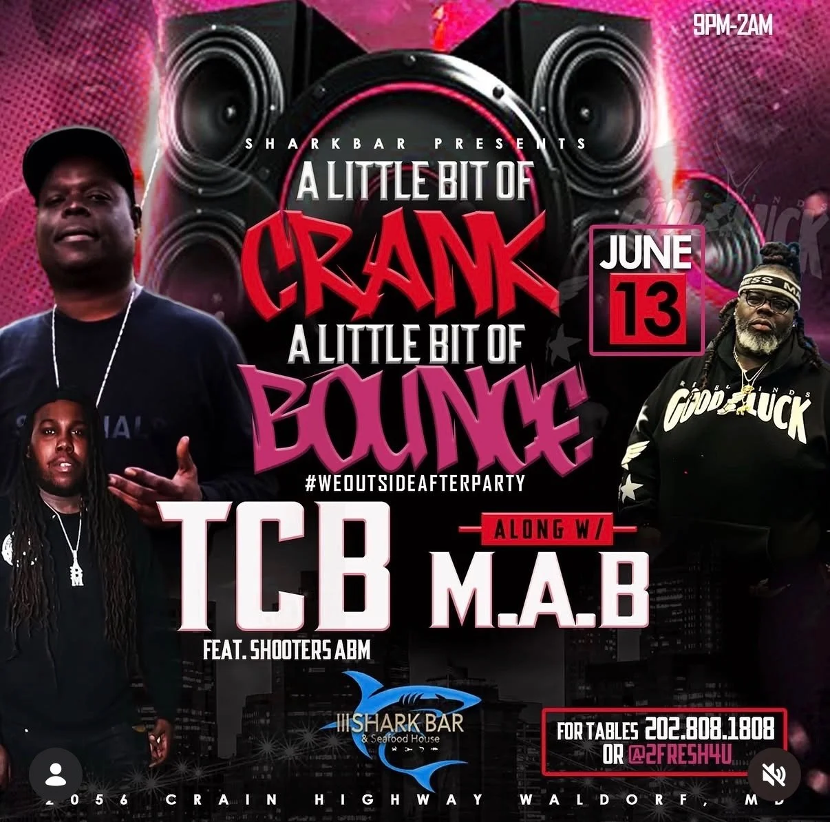 A LITTLE BIT OF CRANK...A LITTLE. BIT OF BOUNCE W/TCB & M.A.B.