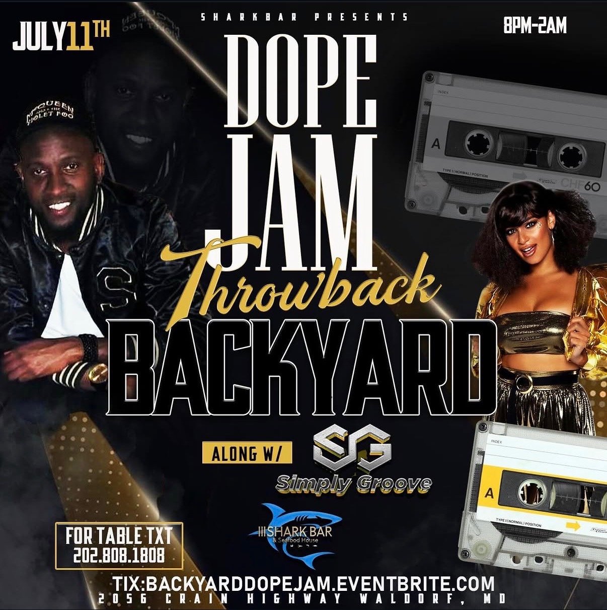 DOPE JAM THROWBACK W/BACKYARD &amp; SIMPLY GROOVE