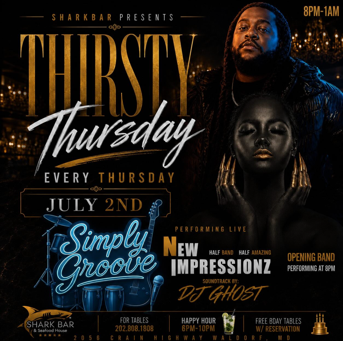 THIRSTY THURSDAY WITH NEW IMPRESSIONZ