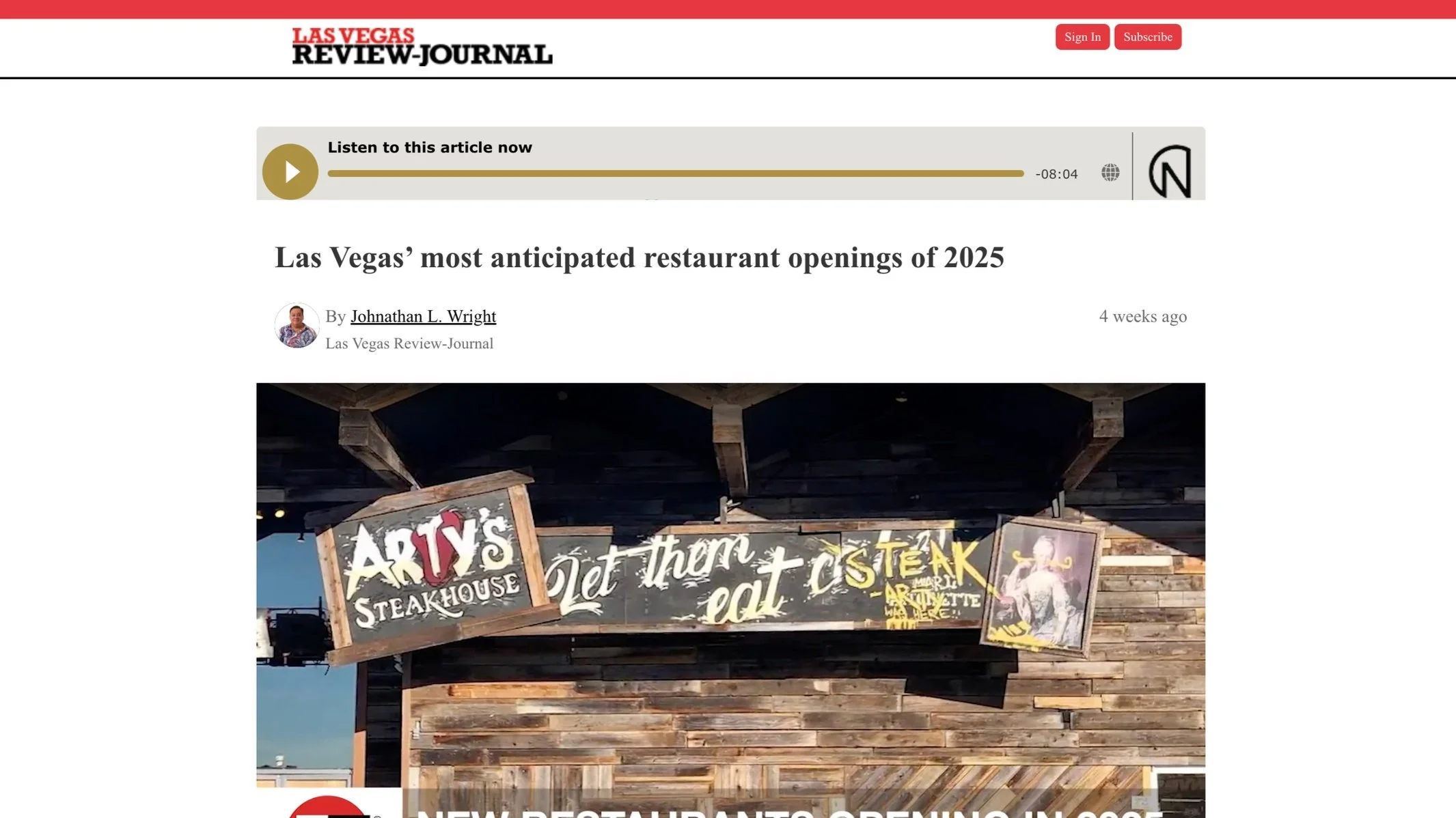 Las Vegas’ most anticipated restaurant openings of 2025