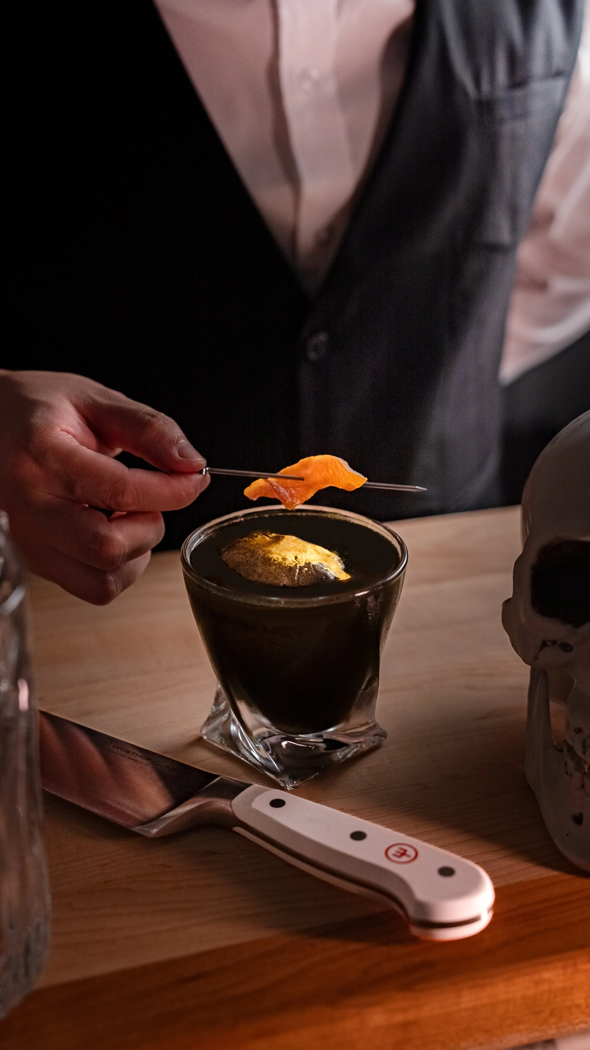 Halloween Penicillin Cocktail