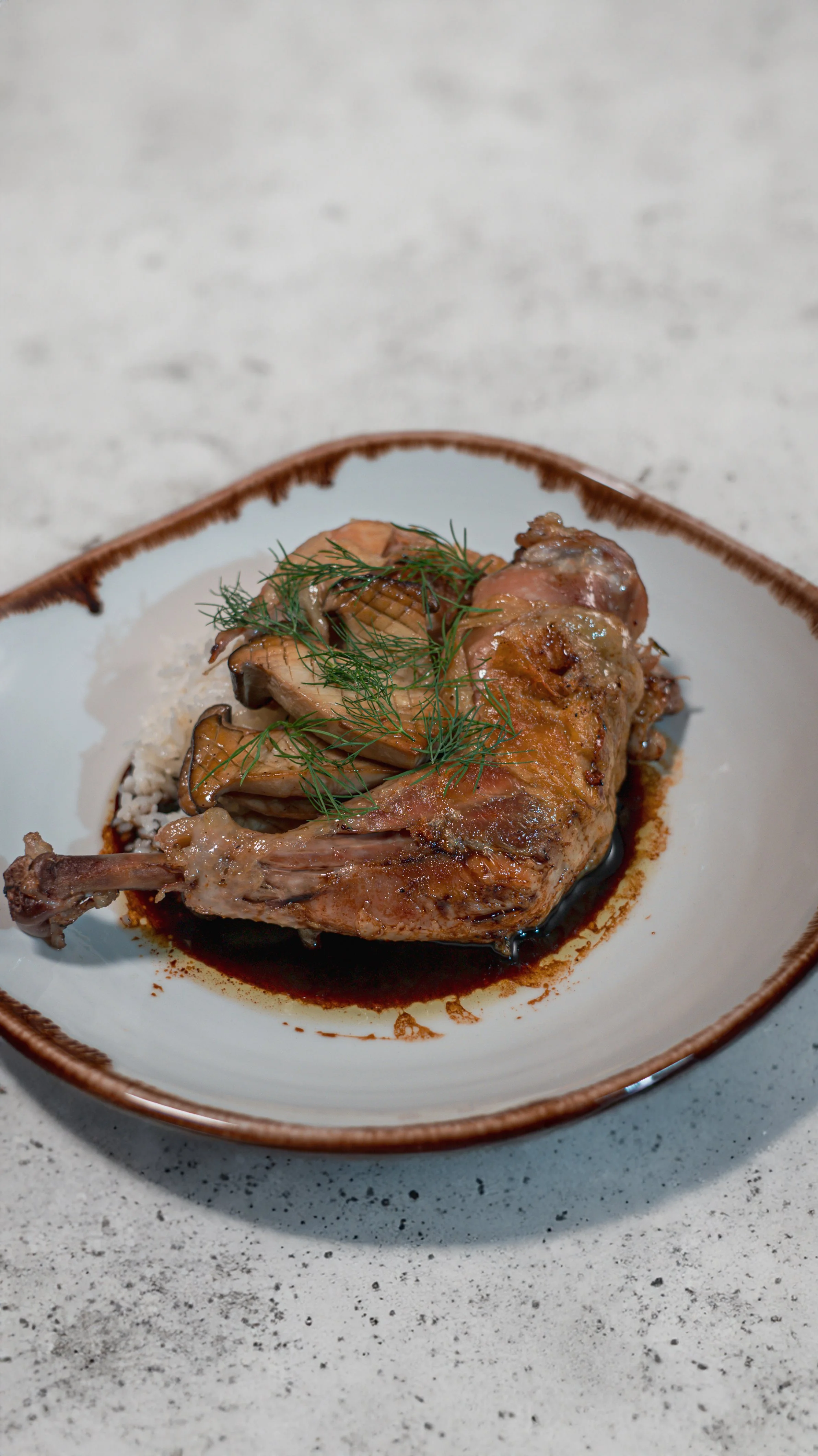 Chicken Adobo Confit