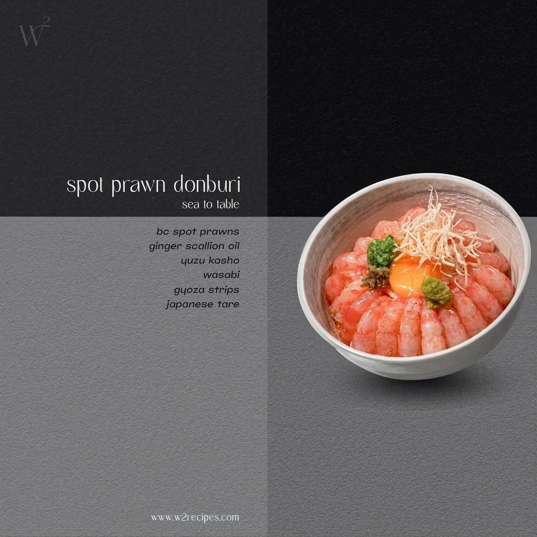 Spot Prawn Donburi Recipe