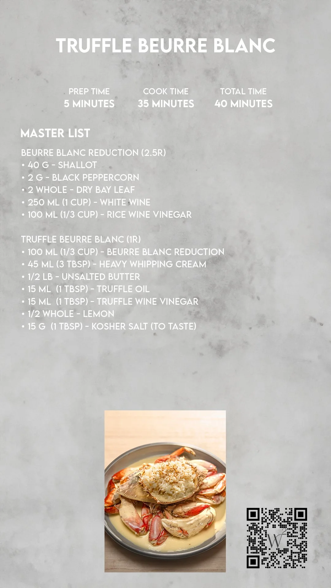 Truffle Beurre Blanc W2 Recipes Restaurant Quality Recipes At Home